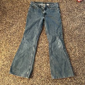 High Waisted Levi Flares